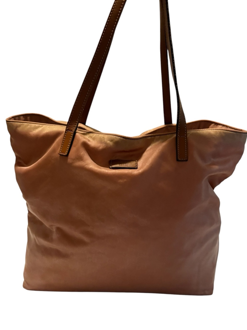 Gucci GG Vintage Nylon Tote Bag (Style Model 282439).